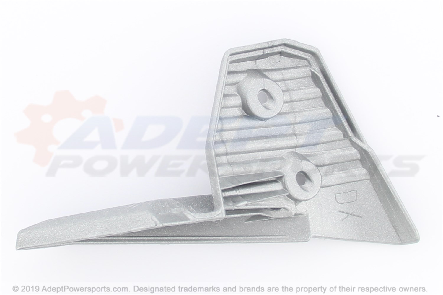 Aprilia AP8268081 Rh Cover Rear Footr., Silver