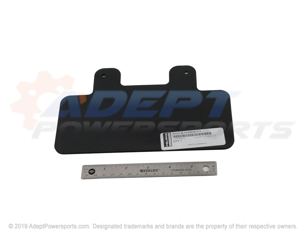 Polaris 5438639-070 Shield-Cv Rear Blk