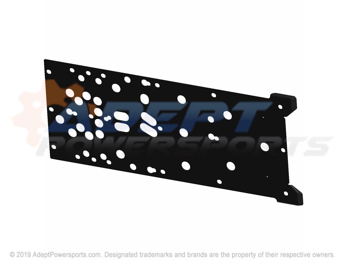 Polaris 5438572-070 Plate-Skid Blk