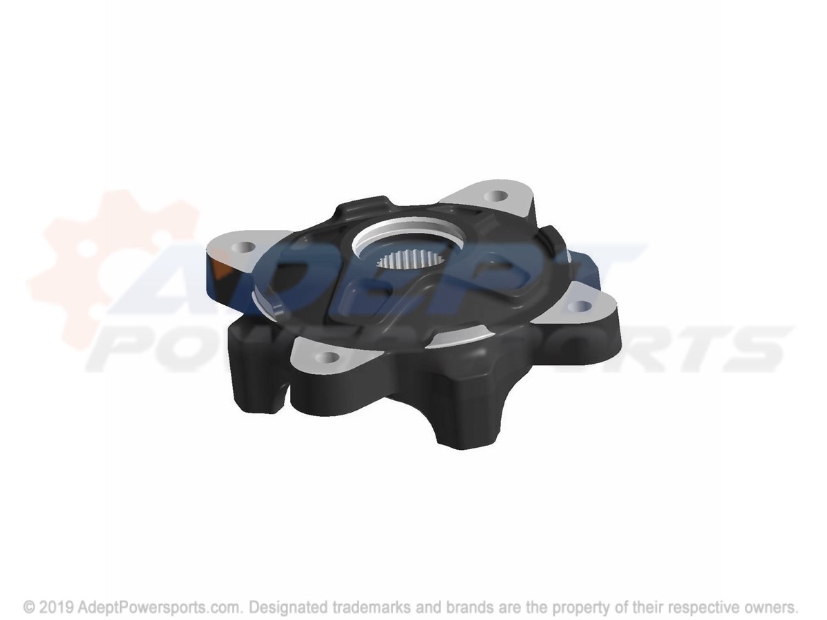 Polaris 5137659-067 Hub-Wheel Front (Mach) Blk