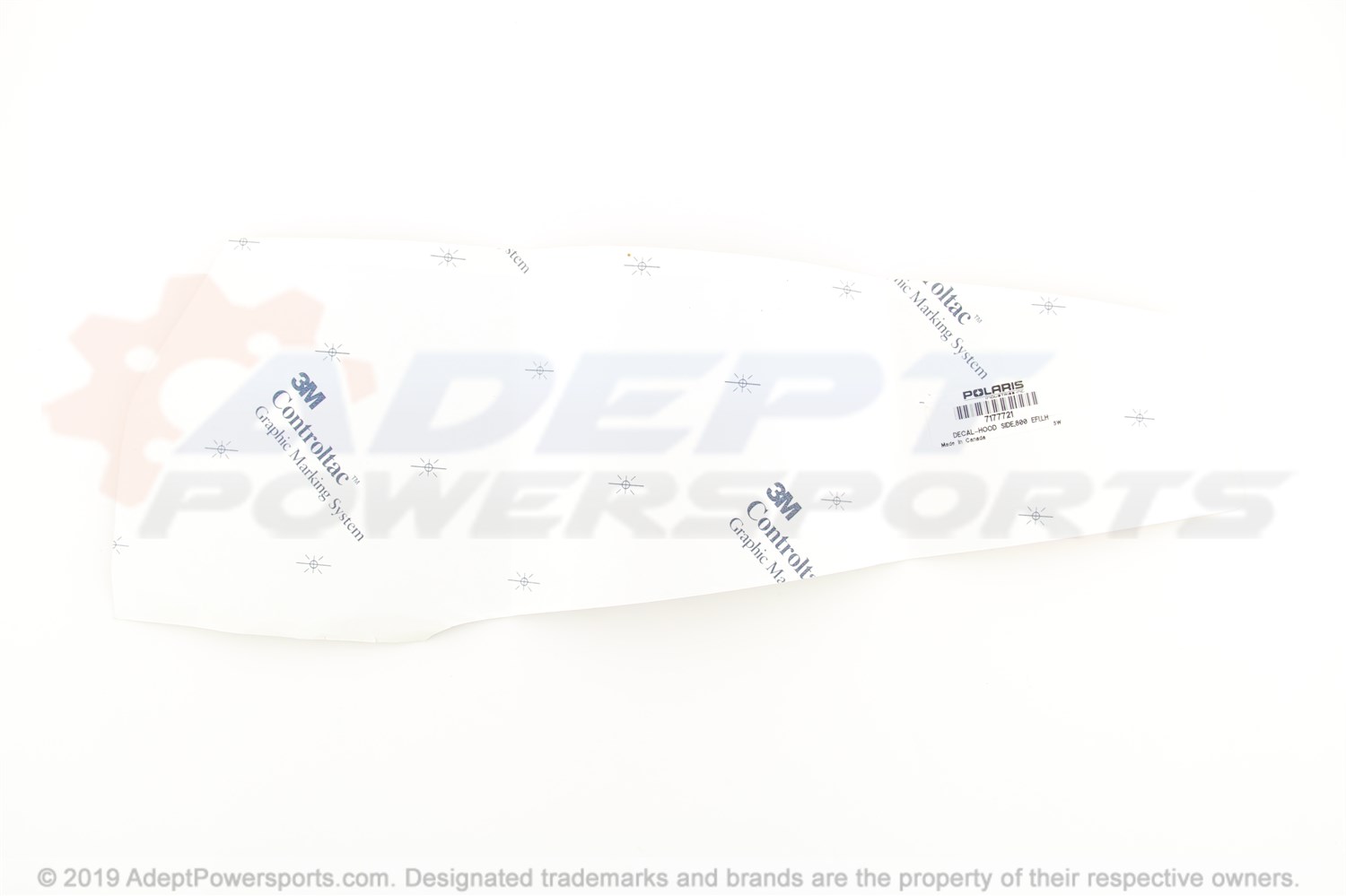 Polaris 7177721 Decal-Hood Side 800 Efi Lh