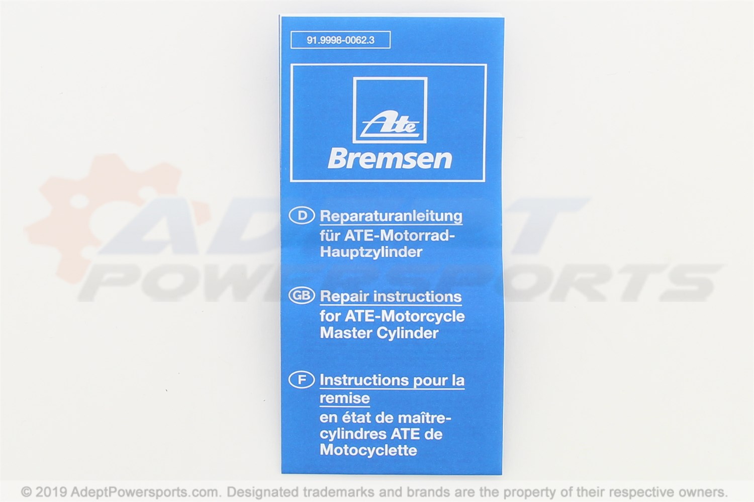 BMW 34311234926 Set: Repair Kit Brake Master Cylinder - D=14Mm (To 09/80)