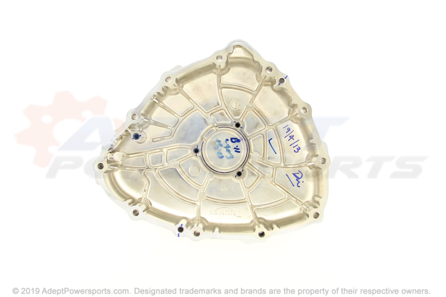 Triumph T1261932 Cover, Rh, Cast, Imp, Mach, Pol, Chr