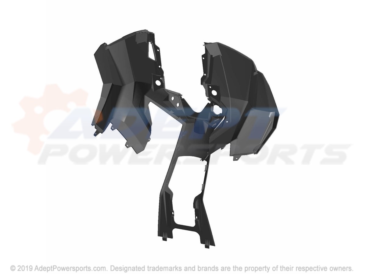 Polaris 2634786-177 Assembly, Cab, Front, Black, Metallic, [Built, 9/21/12, And, After]