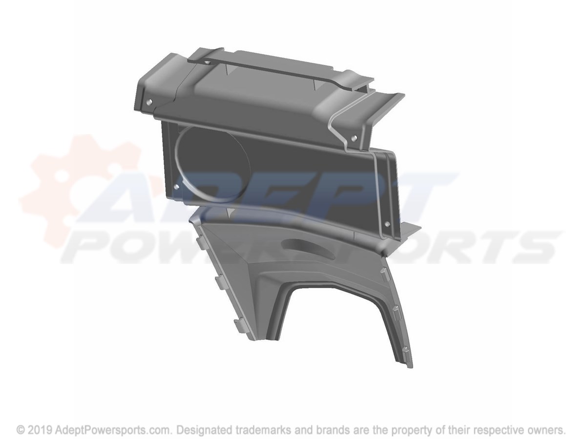 Polaris 5439069-620 Cover, Front, Blue, Fire, Metallic