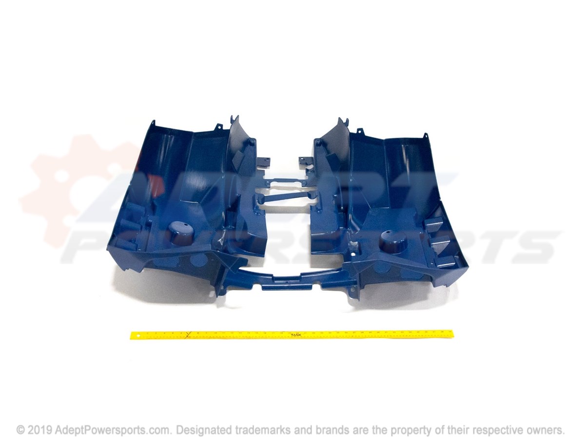 Polaris 5438282-620 Cab, Rear, Blue, Fire, Metallic