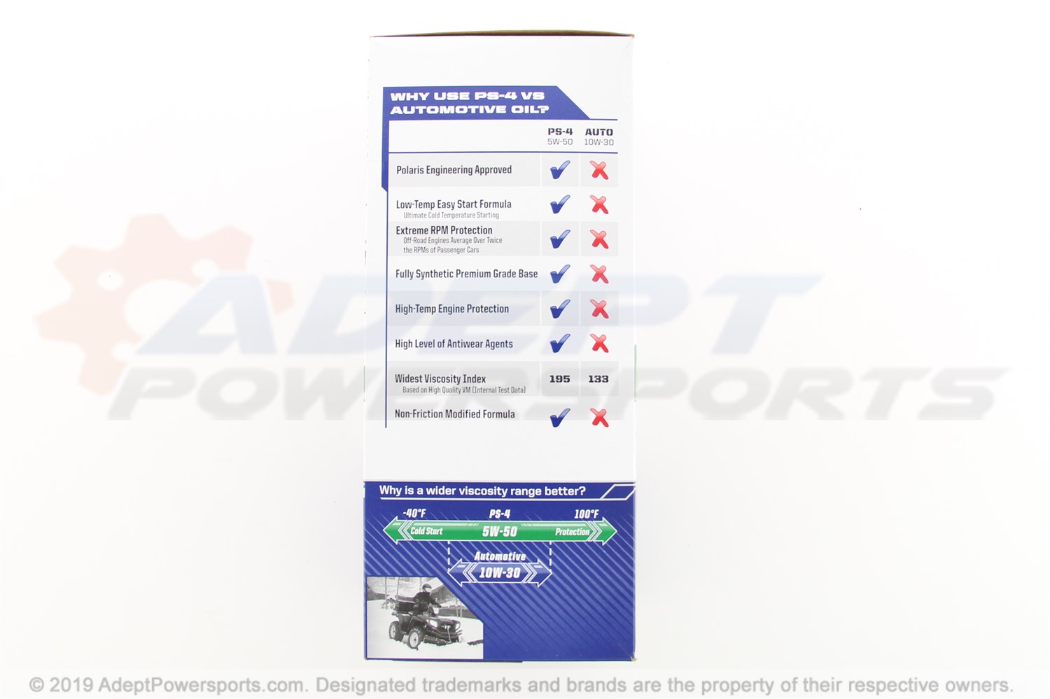 Polaris 2202166 Kit, Oil, Change
