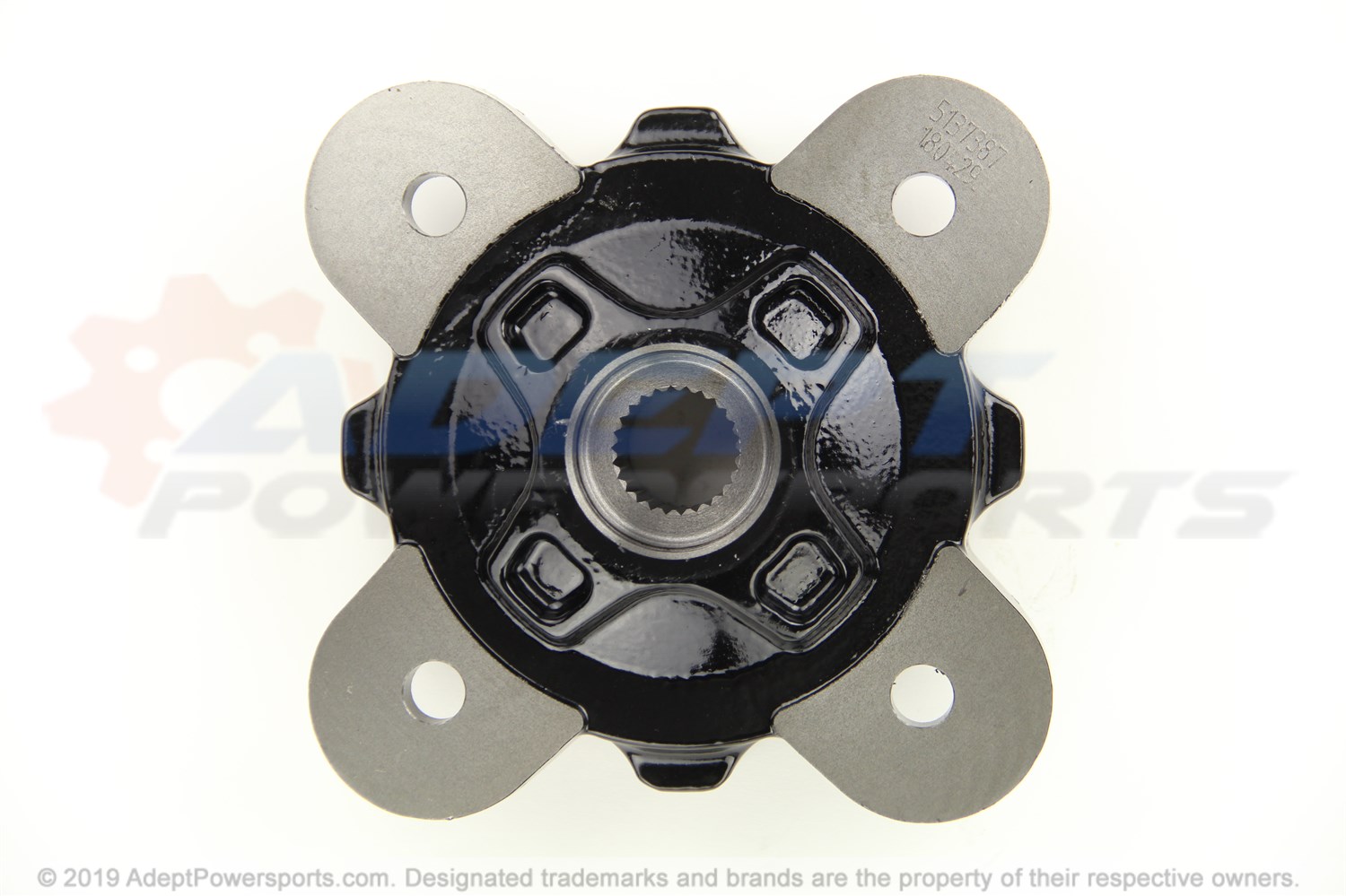 Polaris 5137387-067 Hub, Wheel, Front, Black