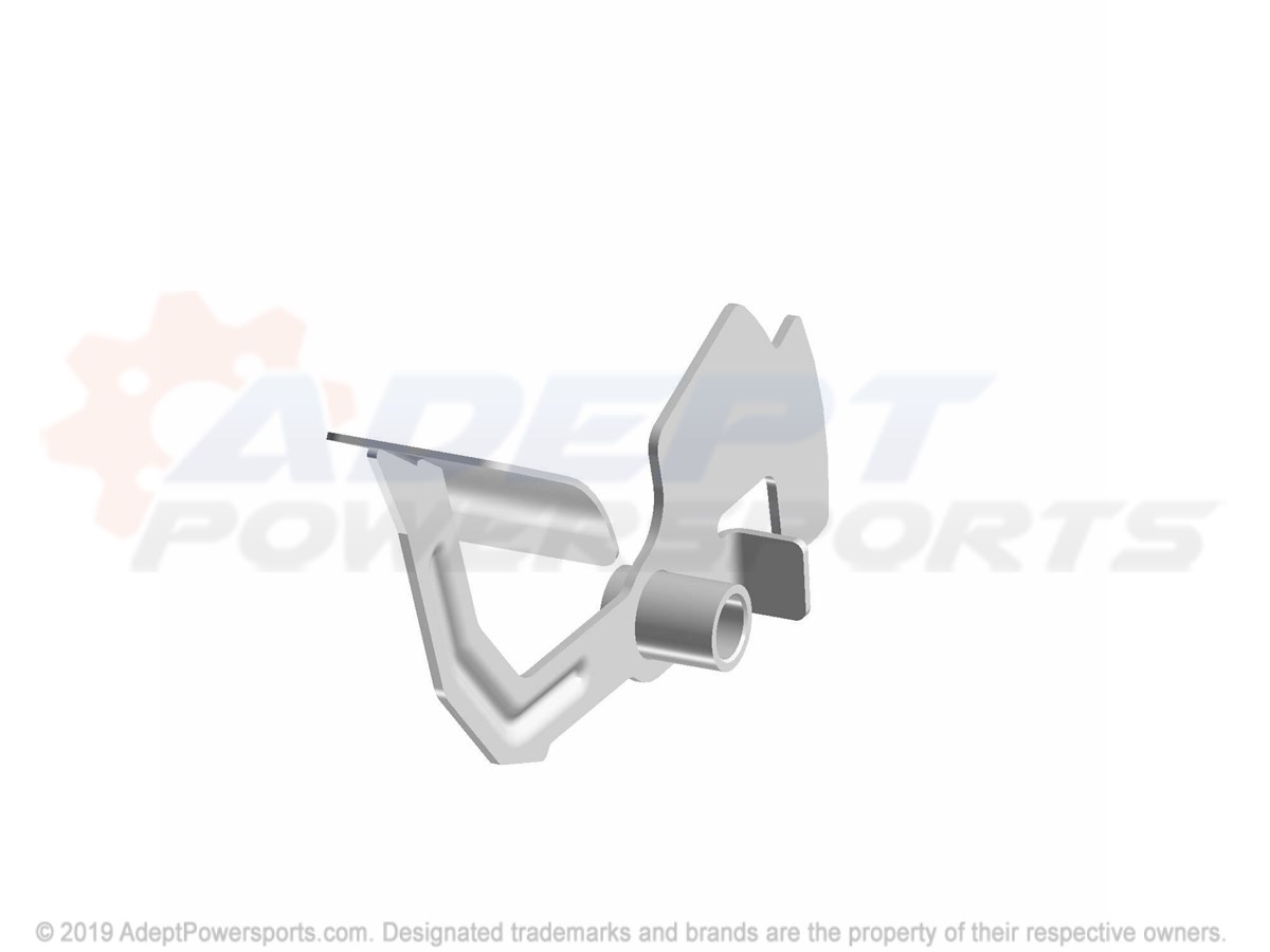 Polaris 1018301-458 Pedal, Throttle, Inner, Matte, Black