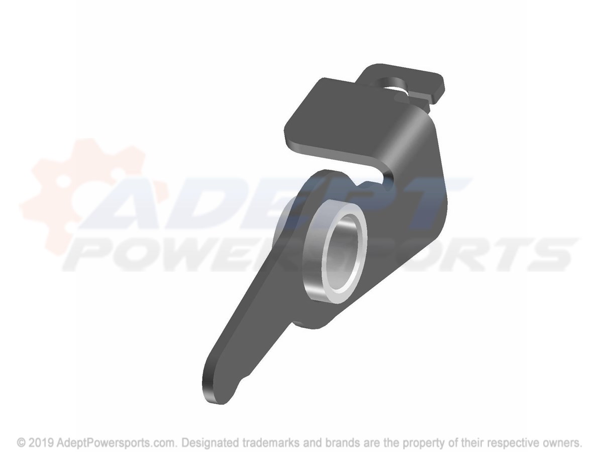 Polaris 1018860-458 Pedal, Throttle, Outer, Matte, Black