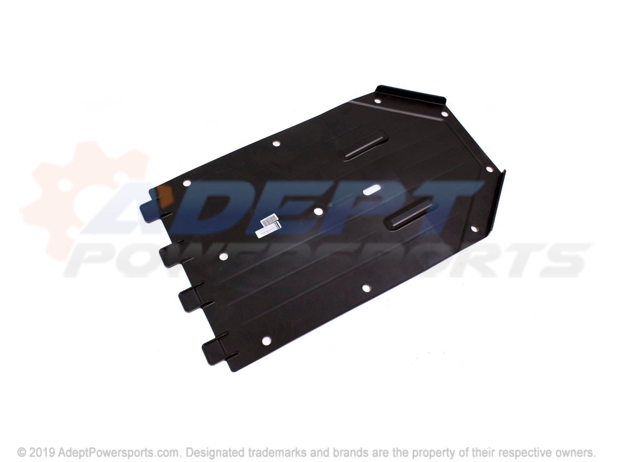 Polaris 5438909-070 Plate, Skid, Front, Black