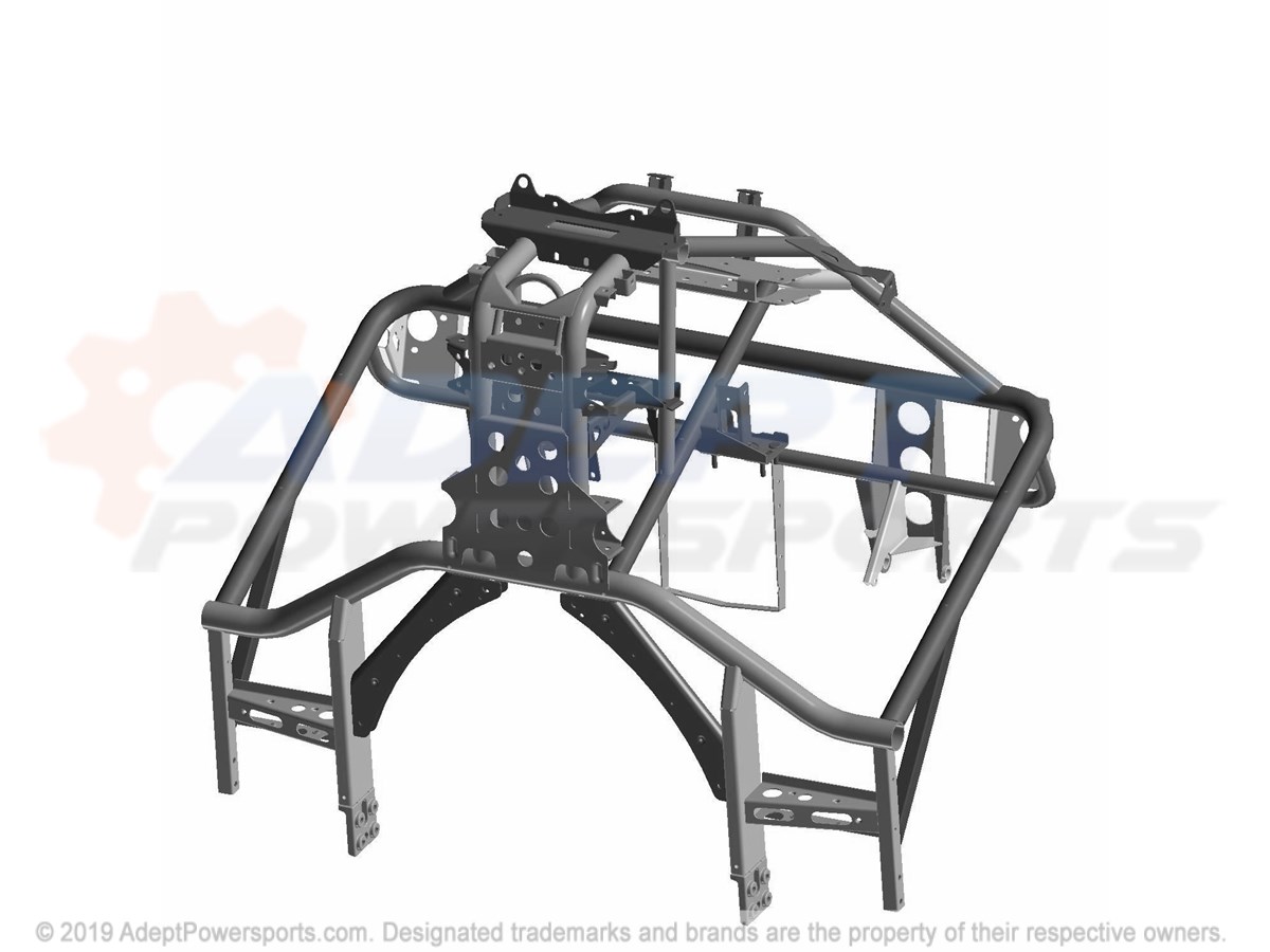 Polaris 1018110-458 Frame, Front, Matte, Black