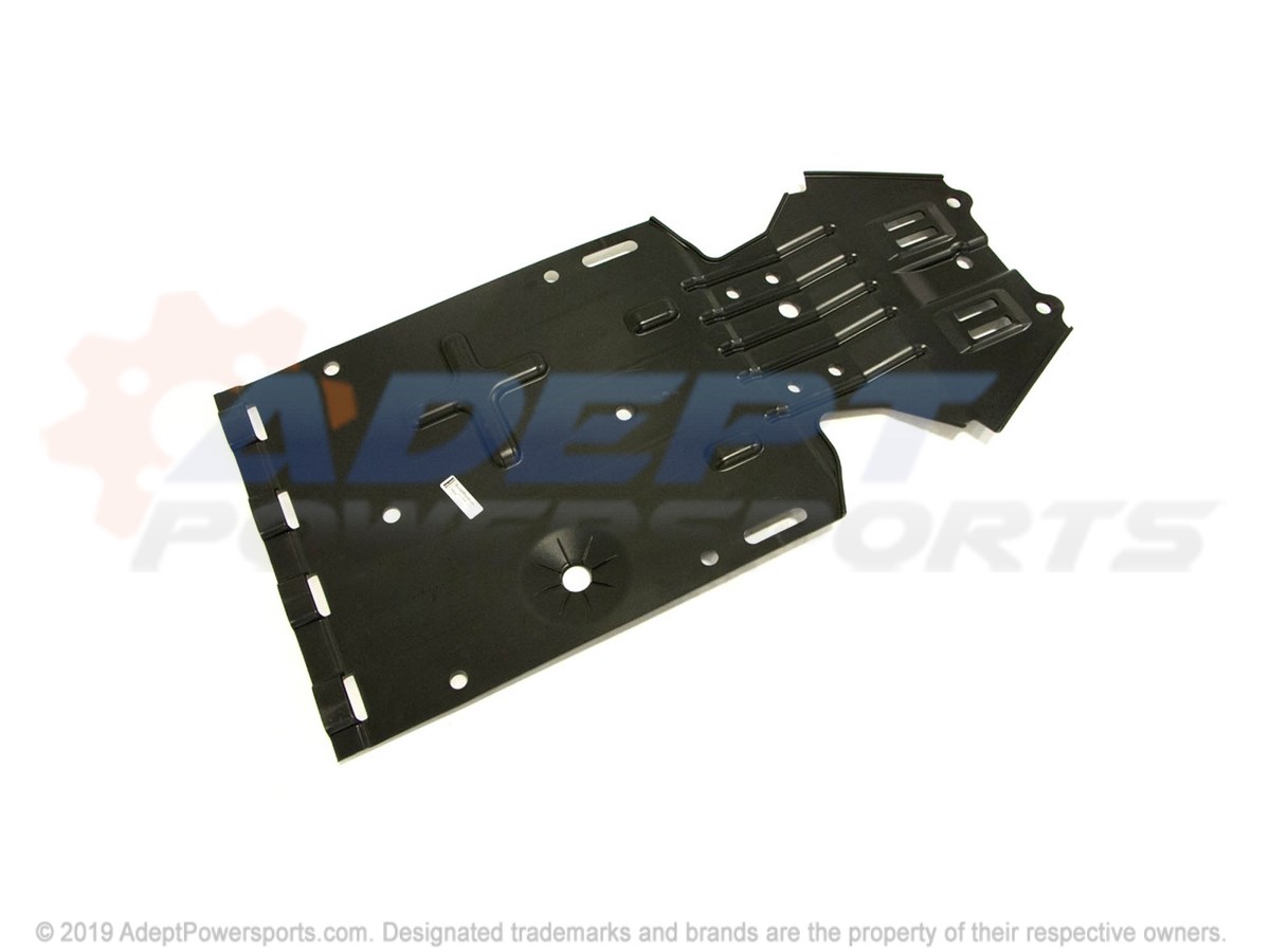 Polaris 5438911-070 Plate, Skid, Rear, Black