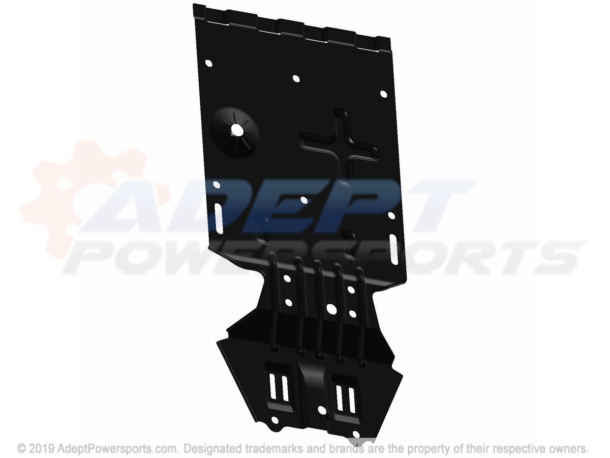 Polaris 5438911-070 Plate, Skid, Rear, Black