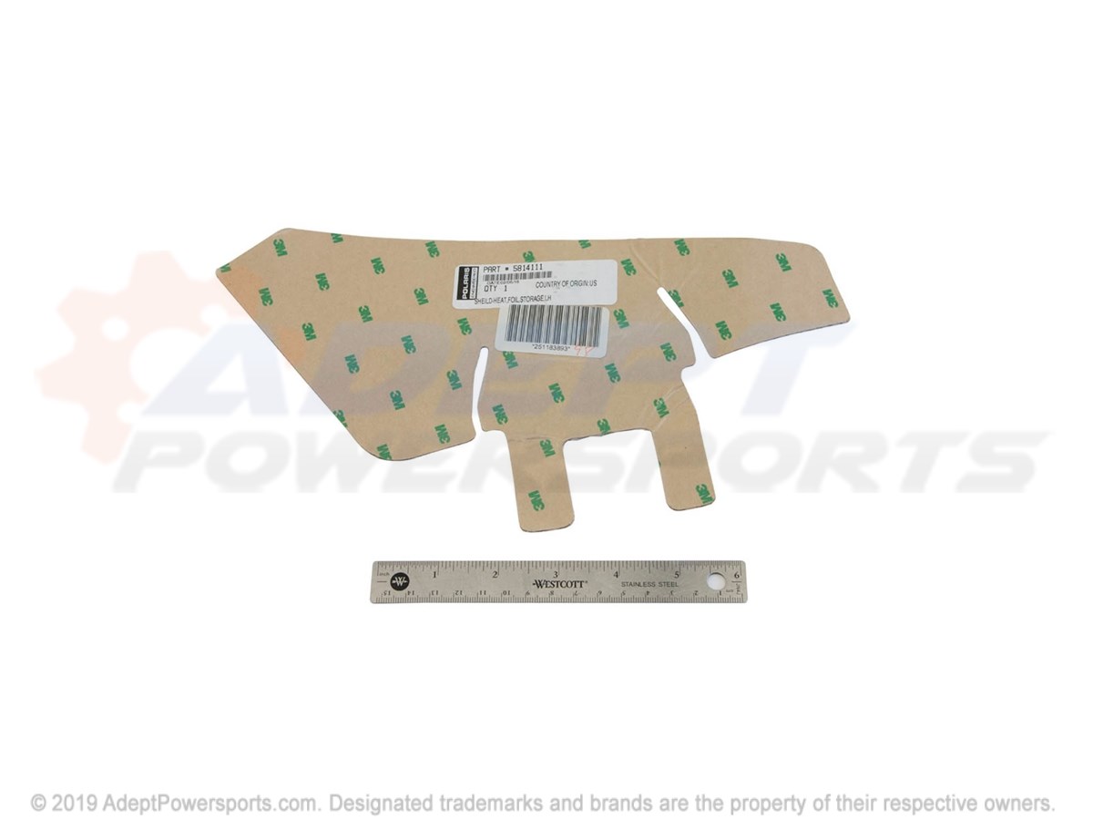 Polaris 5814111 Shield, Heat, Foil, Storage, Lh