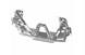Polaris 2634895-070 Assembly, Cover, Rack, Rear, Black