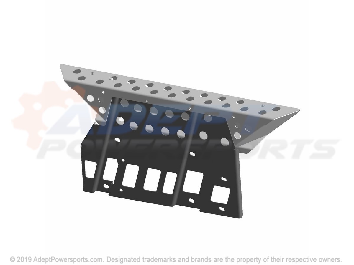 Polaris 1018070-521 Support, Footpad, Lh, Eng., Blk, Wrinkle