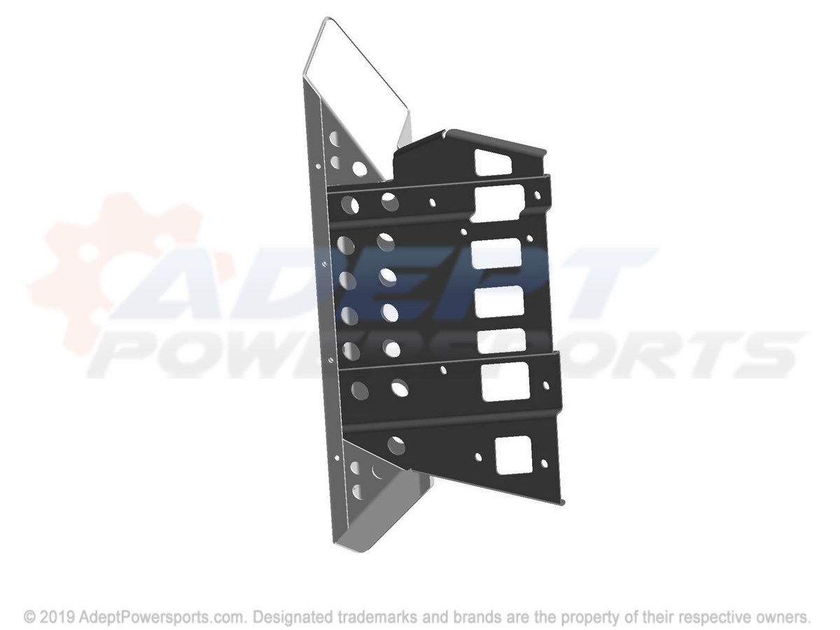 Polaris 1018071-521 Support, Footpad, Rh, Eng., Blk, Wrinkle