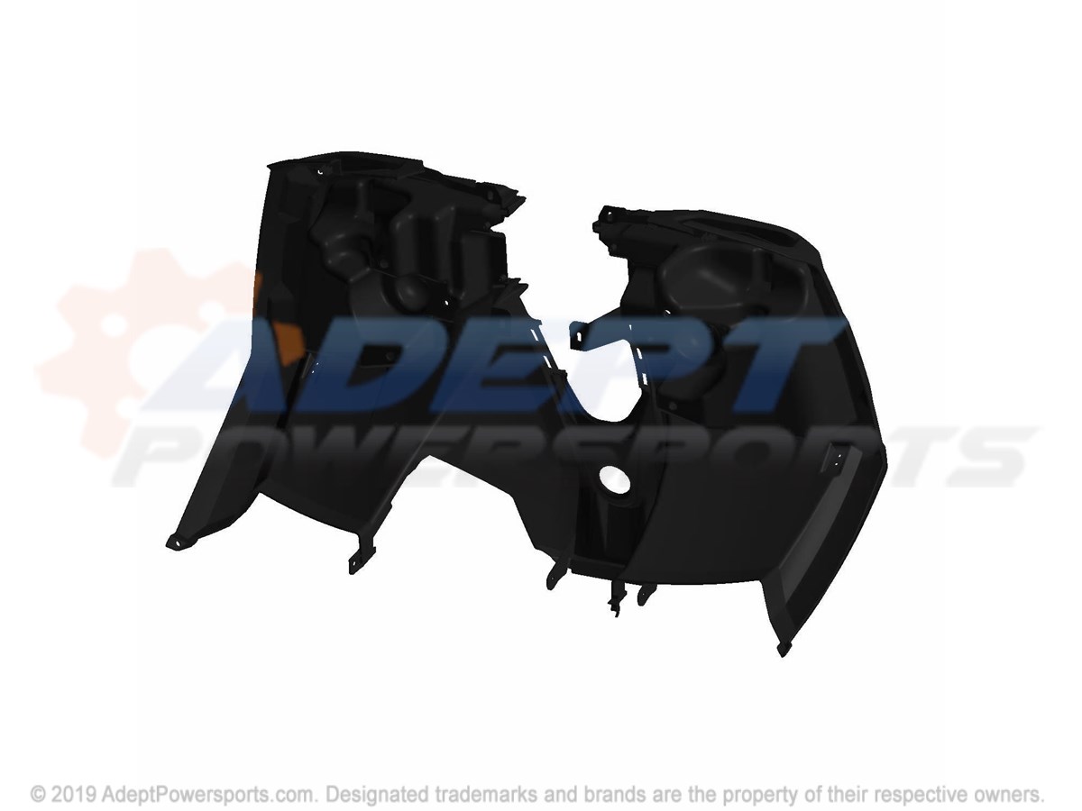 Polaris 2634163-133 Assembly, Cab, Front, Bright, White, [Incl., Warning, Decals]