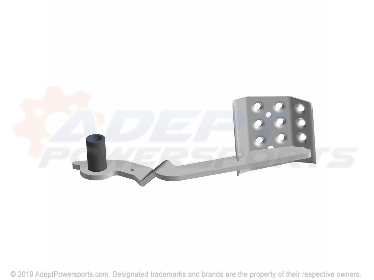 Polaris 1019178-458 Pedal, Brake, Matte, Black