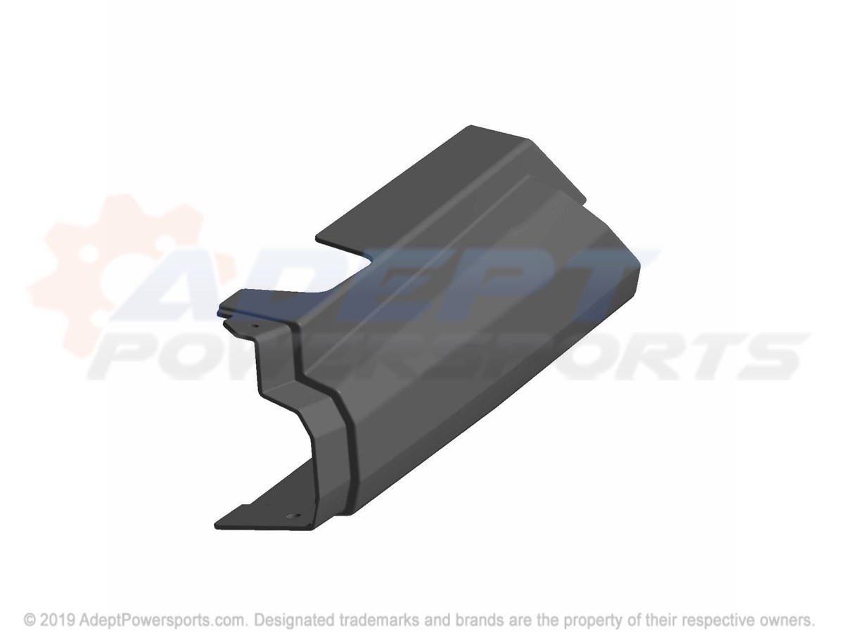 Polaris 5450354-070 Fender, Rear, Upper, Lh, Black