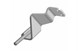 Polaris 1019991-458 Hinge, Upper, Rh, Matte, Black