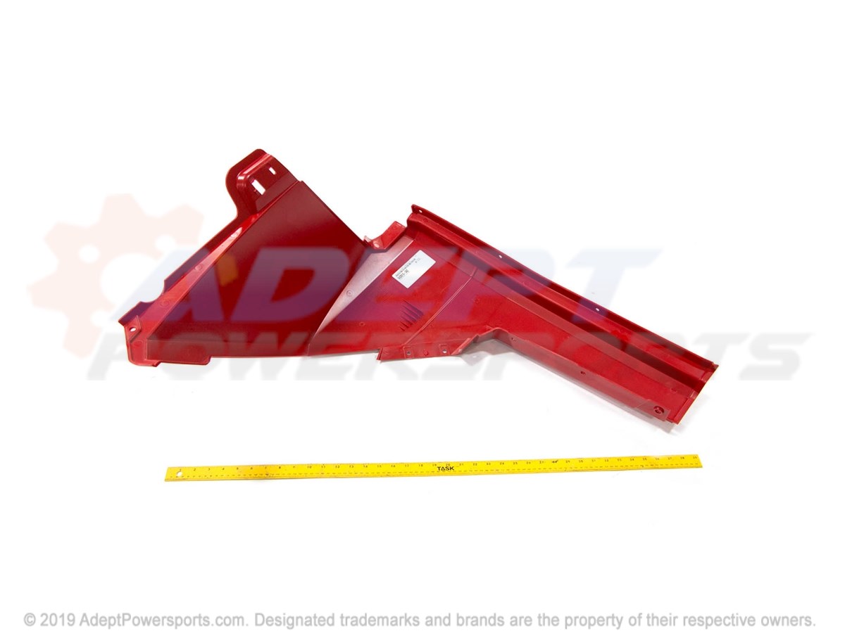 Polaris 5439010-342 Fender, Front, Rh, Solar, Red, [Ear][8Arc][Earc]