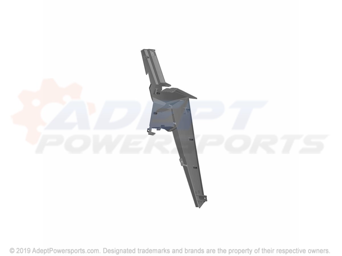 Polaris 2635126-632 Assembly, Fender, Rear, Clip, Rh, Titanium, [Am]