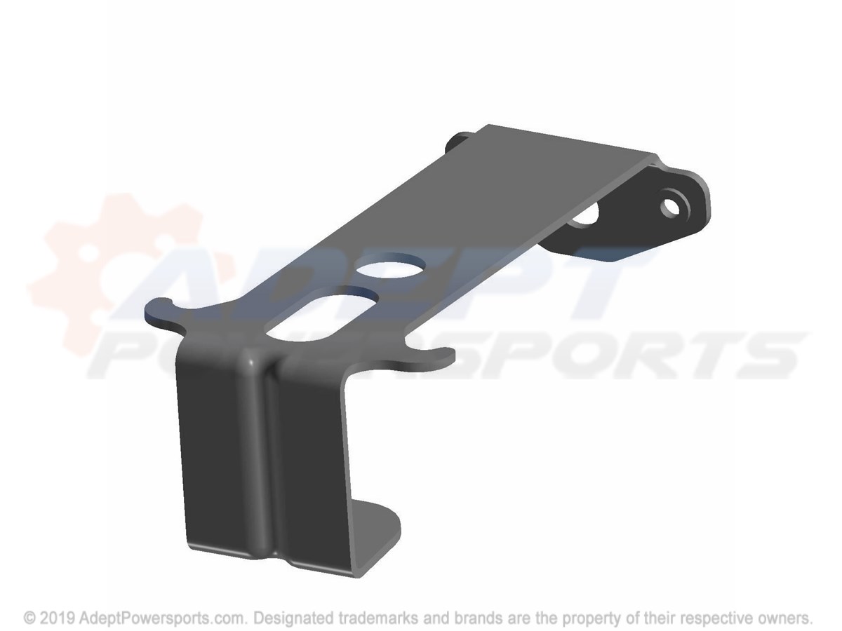 Polaris 5257790-329 Bracket, Rear, Fascia, Black