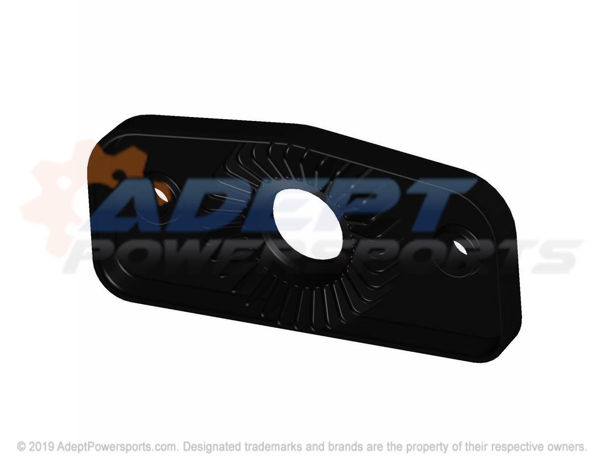 Polaris 5450510-070 Latch, Cover, Plate, Black