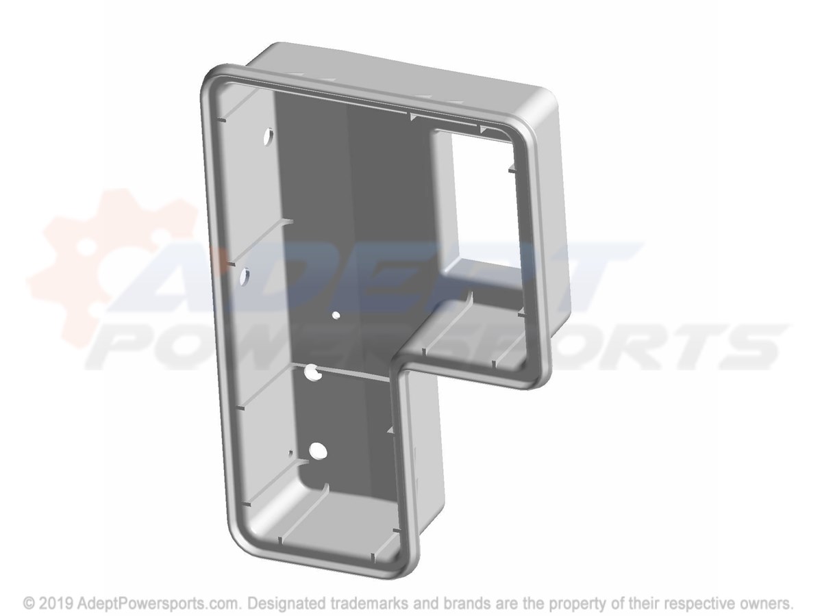 Polaris 5434015 Cover-Silencer Drilled Abs