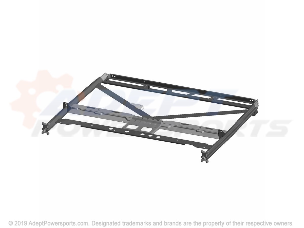 Polaris 1020555-458 Weld-Cab, Frame, Rear, M.Blk