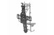 Polaris 1020335-458 Weld-Main, Frame, M.Blk