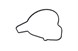 Polaris 5415086 Gasket-Stator, Cover, Silicone