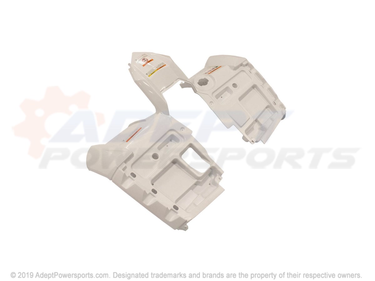 Polaris 2633734-599 Asm-Cab, Fr, Svc, Wht, Lightning