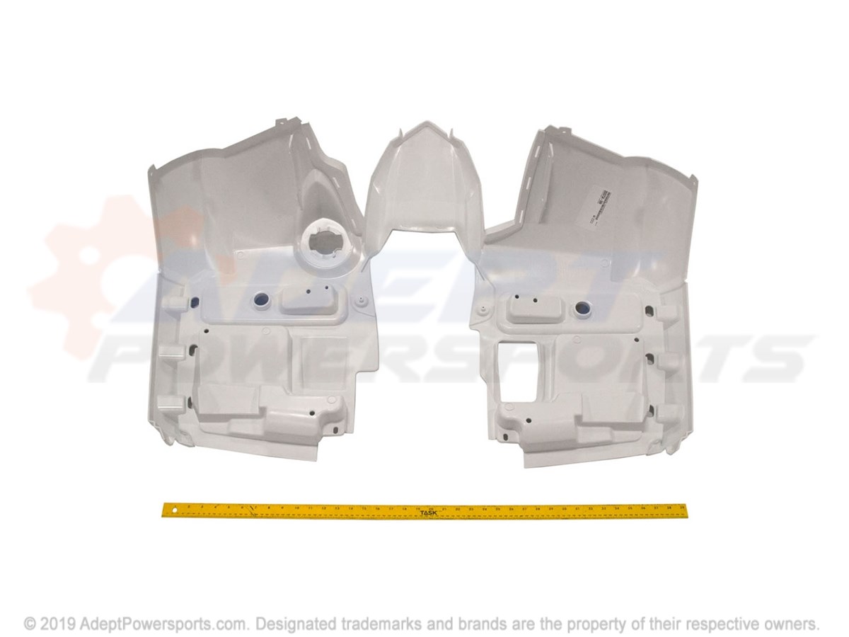 Polaris 2633734-599 Asm-Cab, Fr, Svc, Wht, Lightning