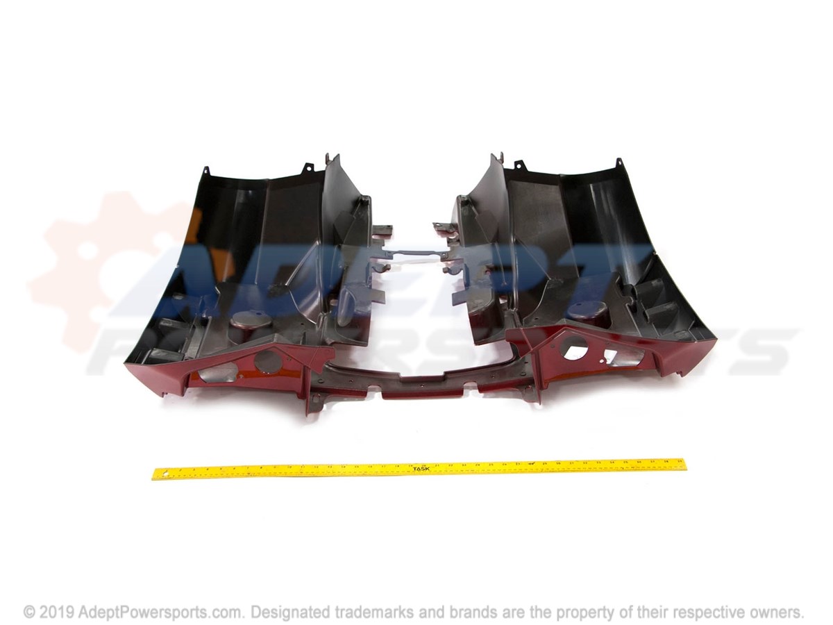 Polaris 5451775-520 Cab-Rr, Spm, Trg, Pntd, Sunset, Red