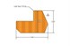 Polaris 7182354 Decal-Fr, Amber, Reflector, Rh