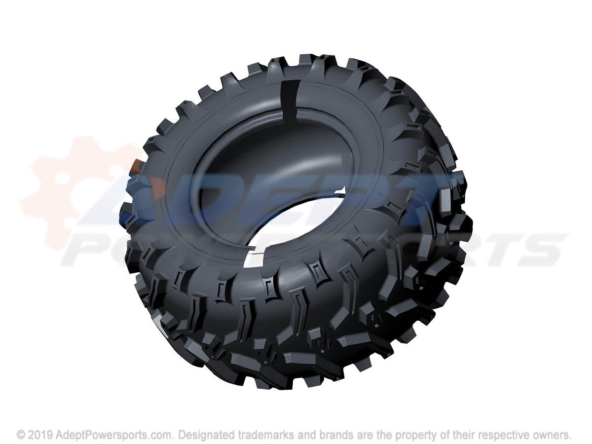 Polaris 5415548 Tire-Rr, 25X12.5-12, 6P, Kenda, Bc
