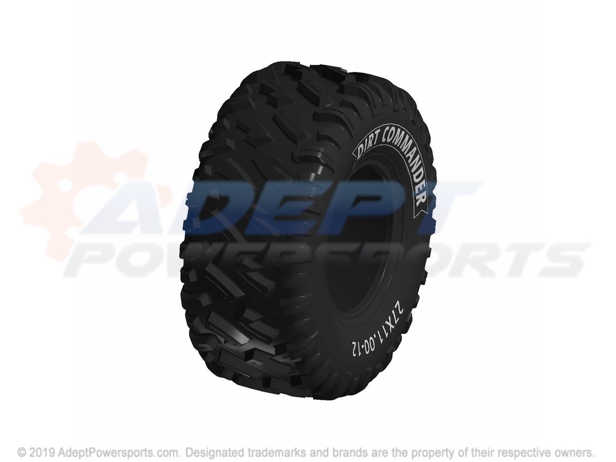 Polaris 5415107 Tire-Rear, 27X11-12, Emark