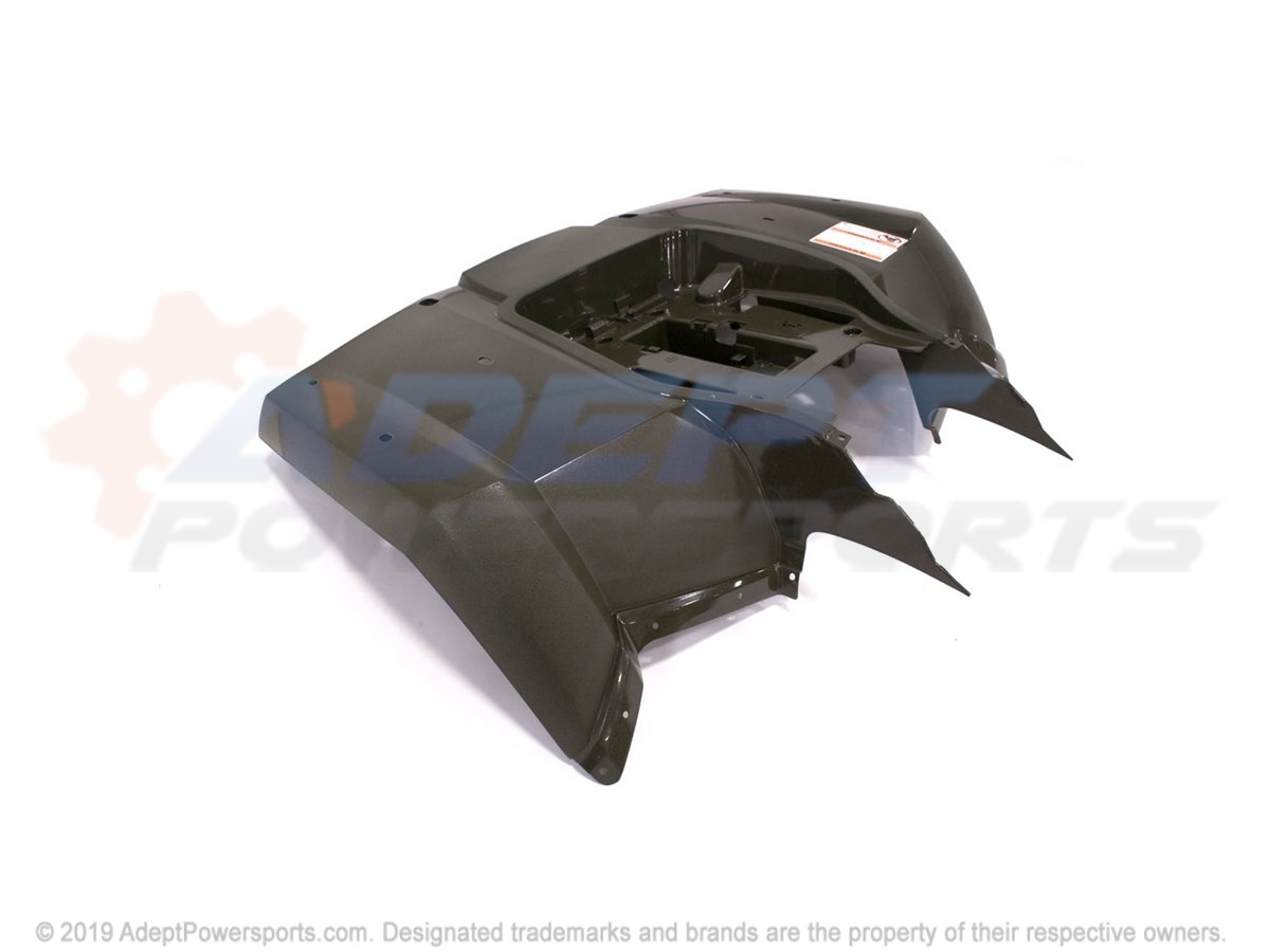 Polaris 0455136-498 Asm-Cab, Rear, Spm110, W/Dcal, Grn