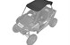 Polaris 2881582-458 K-Roof, Al, Rzn, Blk