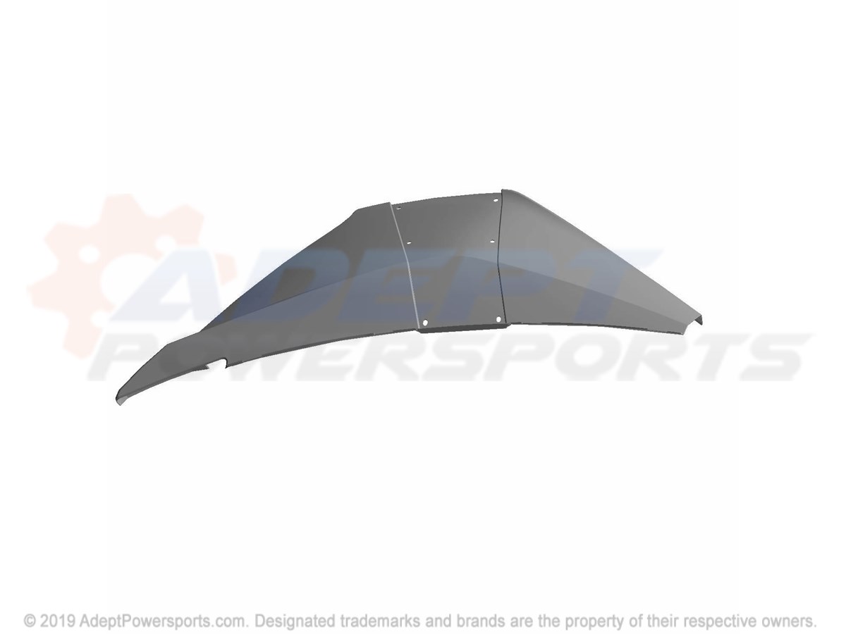 Polaris 5439641-493 Fender-Front, Rh, Nuclear, Sunset