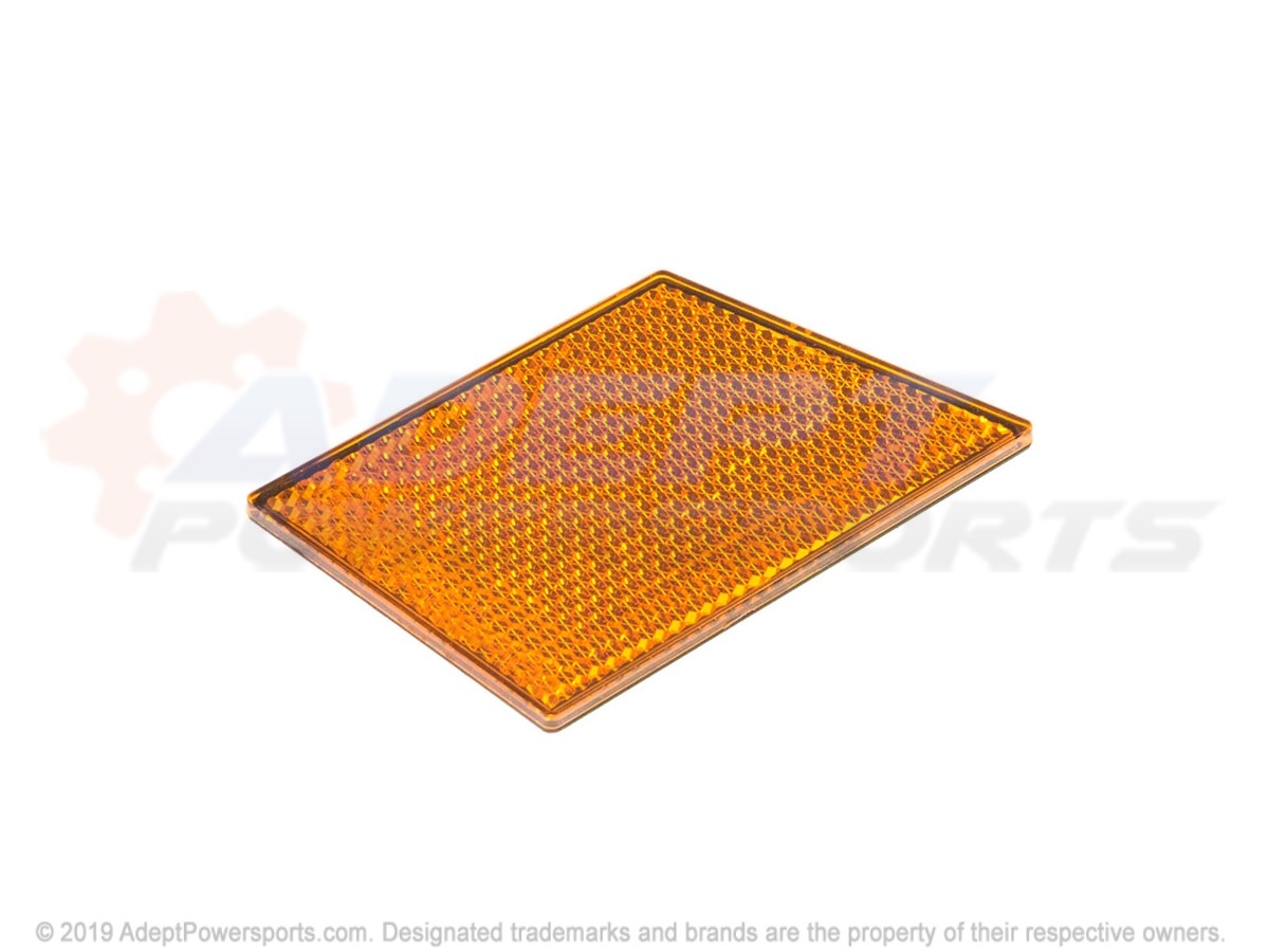 Polaris 5451345 Reflector-Amber, Rhombus, Lh