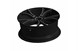 Polaris 1522333-458 Wheel-Front, Prem, 18", Matte, Blk