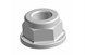 Polaris 7547829 Nut-Hxfl-M5x0.8 8 Zpc Nyl