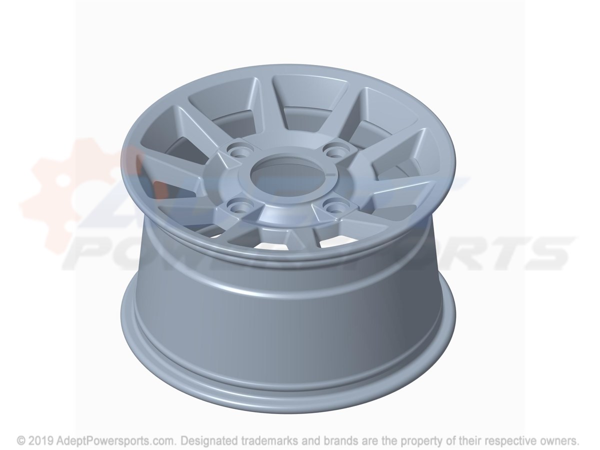Polaris 1522843-655 Rim-Rr, 14X8, Cast, 63.5, Flsh, Blk