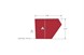 Polaris 7188050 Decal-Reflector, Red, Rh