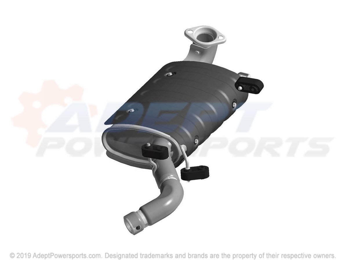 Polaris 1263004 Asm-Silencer, Rgr, Cat/O2