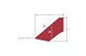 Polaris 7187446 Decal-Reflector, Red, Rh
